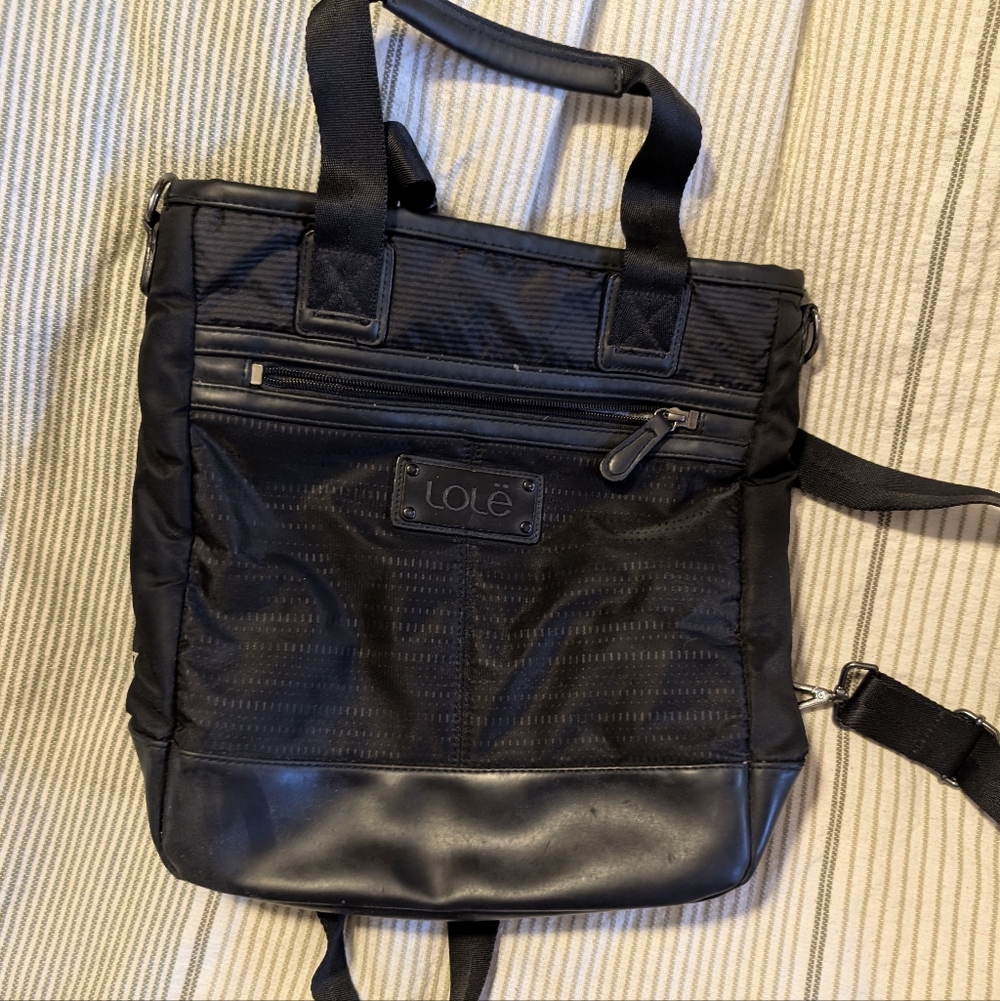 Lole Black Women's Convertible Purse/Backpack